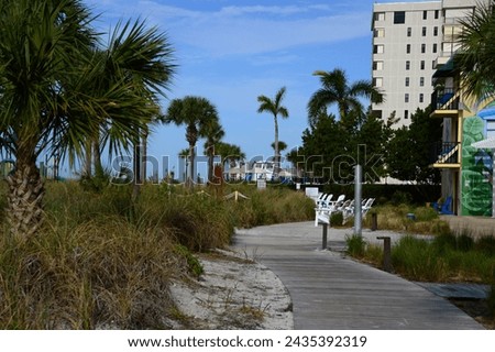 Panorama at the Gulf of Mexico in St Pete Beach, Florida