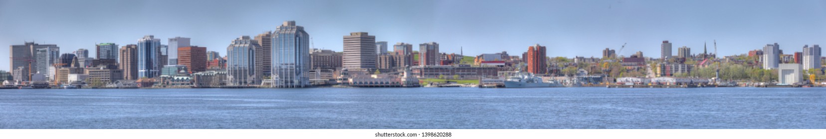 A Panorama Of The Halifax, Nova Scotia Skyline