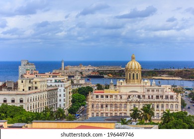 The Panorama Of Havana With Revolution Museum, Cuba