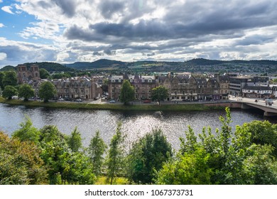 Panorama Inverness Capital Biggest City Highlands Stock Photo ...