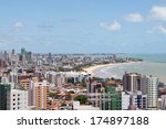 Panorama of Joao Pessoa in Brasil