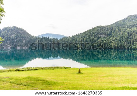 Similar – Foto Bild Beautiful cristal clear mountain lake in the alps