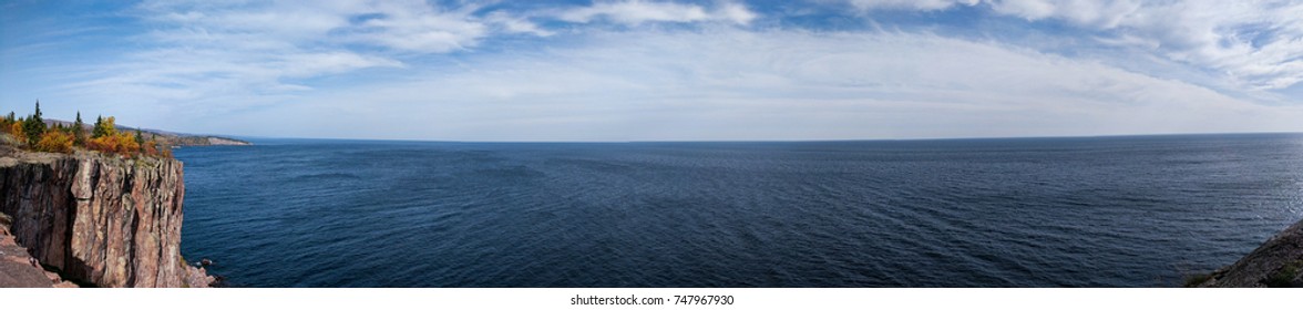 Panorama Of Lake Superior From The North Shore, Minnesota