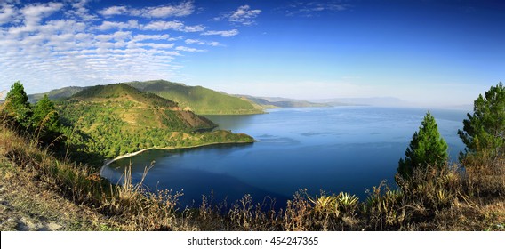 Panorama Lake Toba,North Sumatra Indonesia