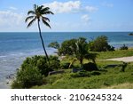 Panorama Landscape at the Gulf of Mexico, Overseas Highway, Florida Keys