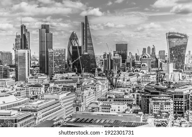 Panorama of London from above, UK
