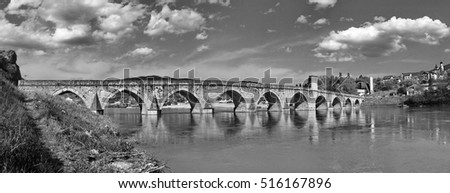 Similar – Image, Stock Photo Overflow Deserted Bridge