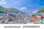 panorama, The most beautiful Viewpoint Gamcheon Culture Village Busan(pusan), South Korea