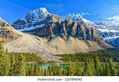 Panorama of the mountain range. Mountain rocks landscape. Beautiful mountain landscape. Mountain landscape