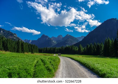 Panorama Mountain Summer Landscape. Tatry. Slovakia