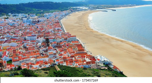 Panorama Of Nazare, Portugal