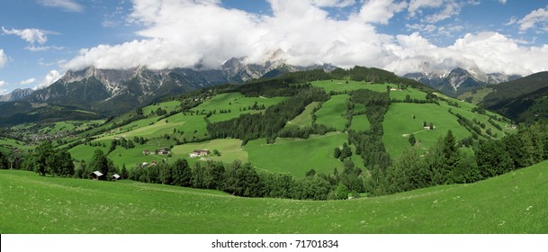 Panorama Near Maria Alm (Austria)