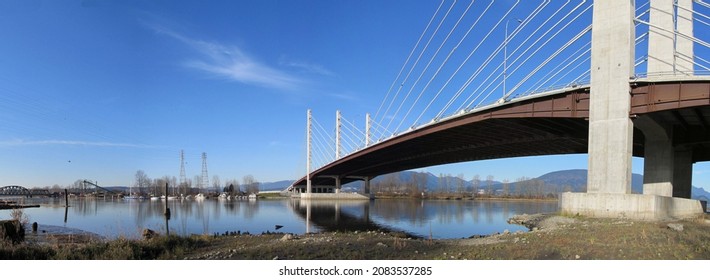 
Panorama Of New Pitt River Bridge					