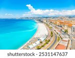 Panorama of Nice city, Cote D