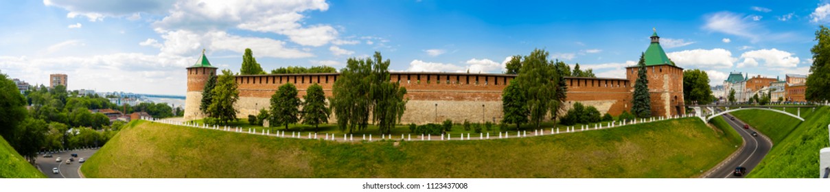 Panorama Of The Nizhny Novgorod Kremlin.