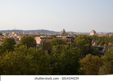 Panorama From The Orange Garden In Rome