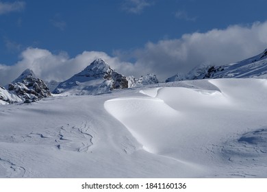 Panorama der Ortler-Gruppe in den italienischen Alpen