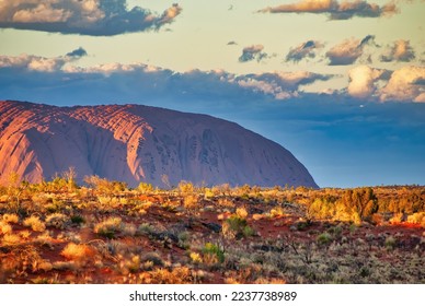 Panorama of Outback Landscape at sunset in Northern Territory, Australia. - Shutterstock ID 2237738989