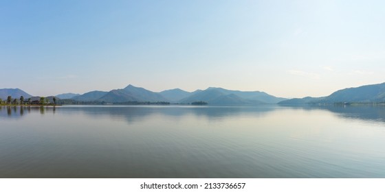 Panorama or panoramic landscape photo of Lake and mountain at day time. - Powered by Shutterstock