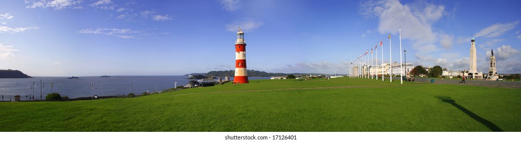 Panorama Of Plymouth, Devon, UK