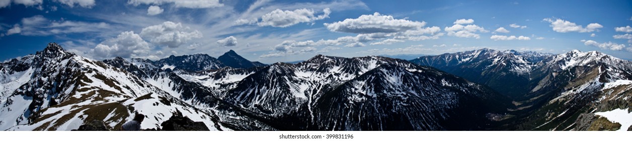 Panorama Of Polish Mountains