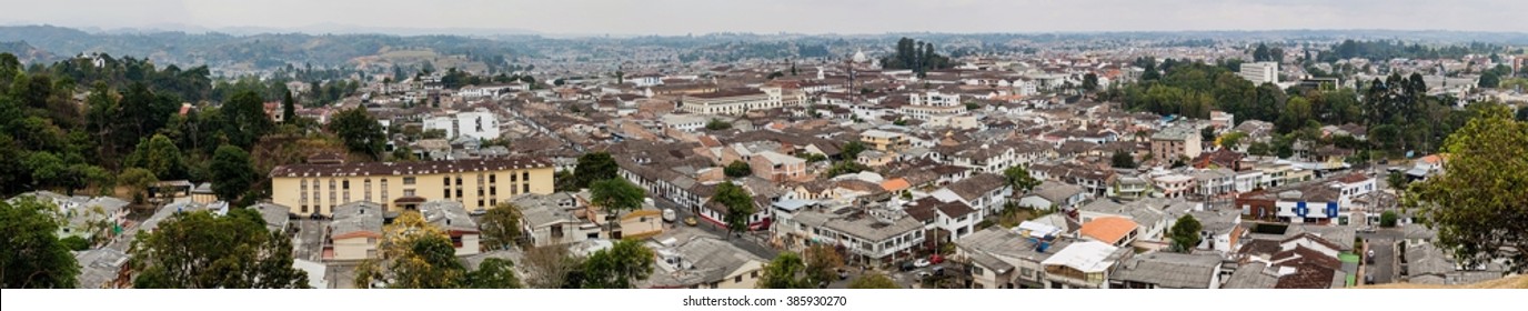 Panorama Of Popayan, Colombia