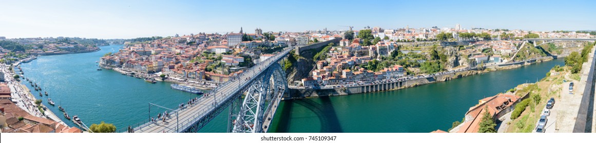 Panorama Of Porto And Douro River