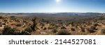 Panorama Of Queen Valley From Ryan Mountain in Joshua Tree National Park