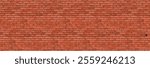 Panorama Red brick wall texture background, brick wall texture