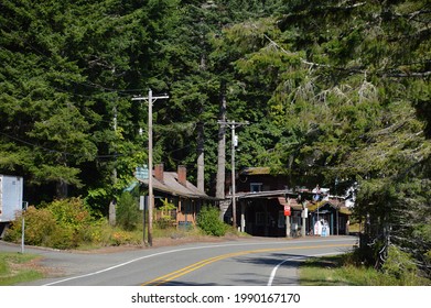 Panorama Road On Olympic Peninsula, Washington