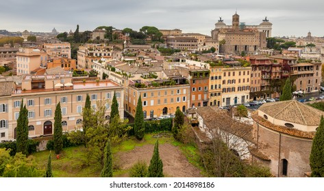 Panorama Of Rome From The Aventine Hill