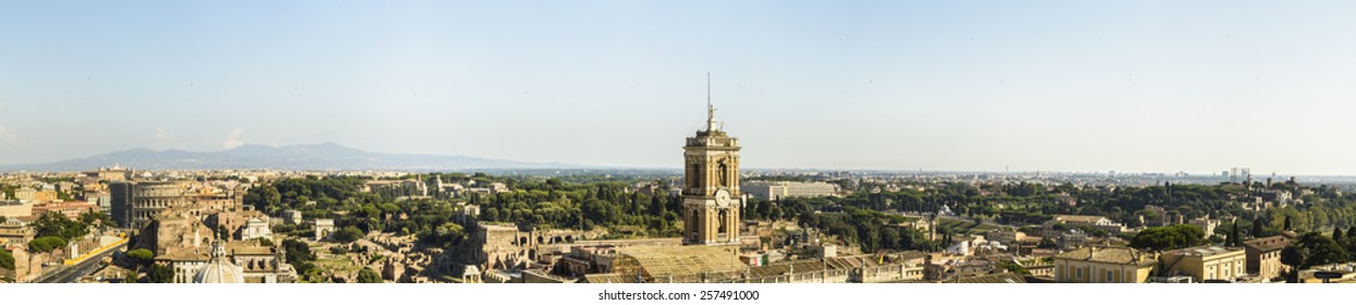 Panorama Of Rome - Italy