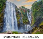 Panorama Route South Africa, Lisbon Falls South Africa, Lisbon Falls is the highest waterfall in Mpumalanga, South Africa. The waterfall is 94 m high. The waterfall lies on the Panorama Route.