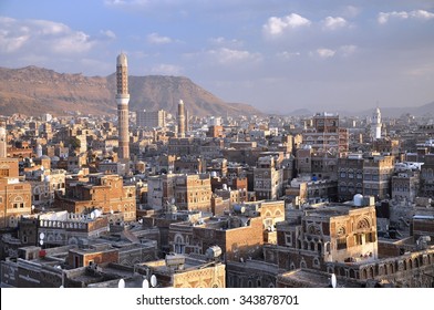 Panorama Of Sanaa, Yemen