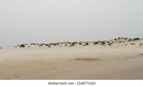 Panorama Of Sand Dunes On The Beach Near Tel Dor, Israel