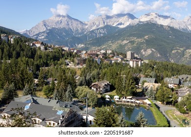 Panorama Of Sauze D'Oulx In The Susa Valley