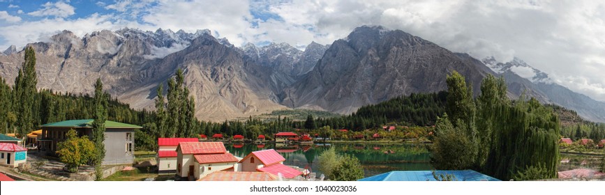 Panorama Of Shangrila Resort, Skardu, Pakistan
