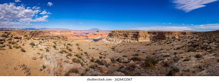 Panorama Shot of Alstrom Point at Lake Powell