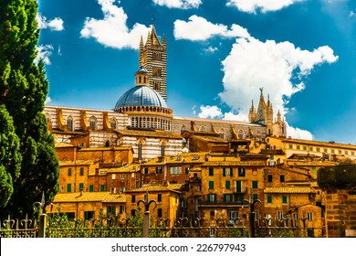 Panorama Of Siena, Tuscany, Italy