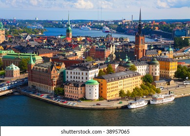 Panorama Of Stockholm, Sweden