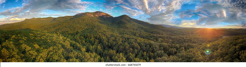 Panorama Of Table Rock State Park 