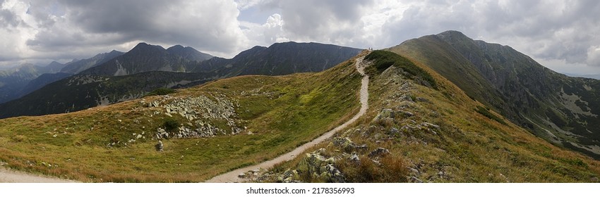 The Panorama Of The Tatra Hills A Moment Before The Storm.