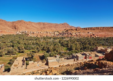 Panorama Tinghir City Morocco Tinghir Oasis Stock Photo 1226990002 ...