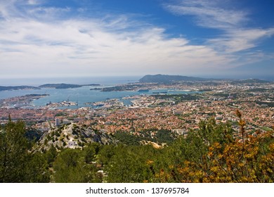 Panorama Of Toulon, France