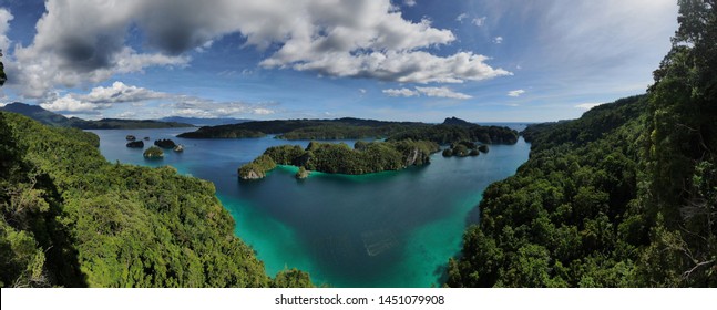 Panorama From Triton Bay Kaimana, Papua