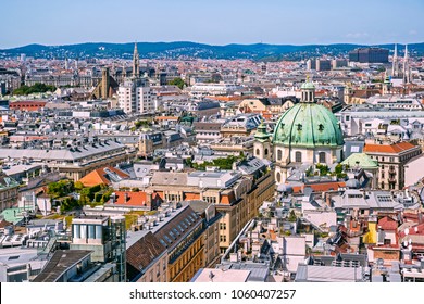 Panorama Of Vienna, Austria