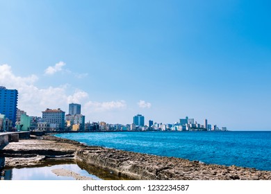 Panorama View Broad Esplanade El Malecon Stock Photo 1232234587 ...