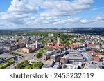 Panorama View of Leipzig Skyline