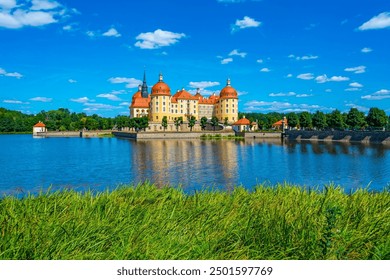 Panorama view of Moritzburg Castle in Germany. - Powered by Shutterstock