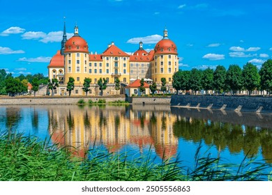 Panorama view of Moritzburg Castle in Germany. - Powered by Shutterstock